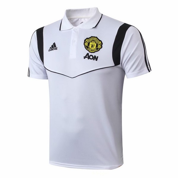 Polo Manchester United 2019-20 Blanco Negro